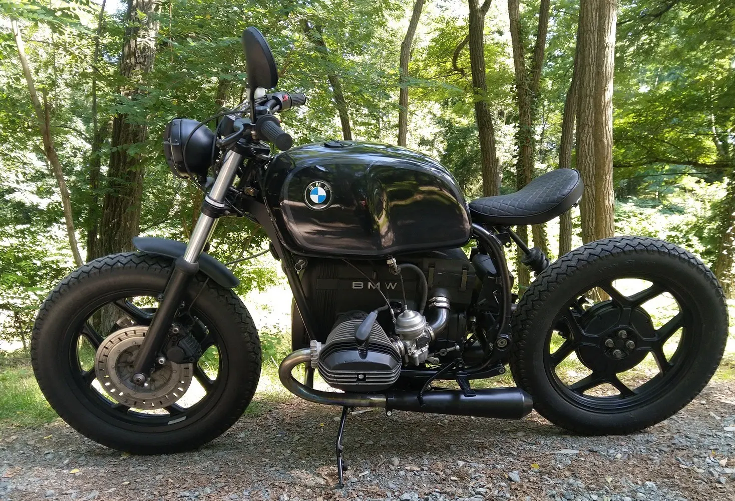 Moto customisée par l'atelier AMF